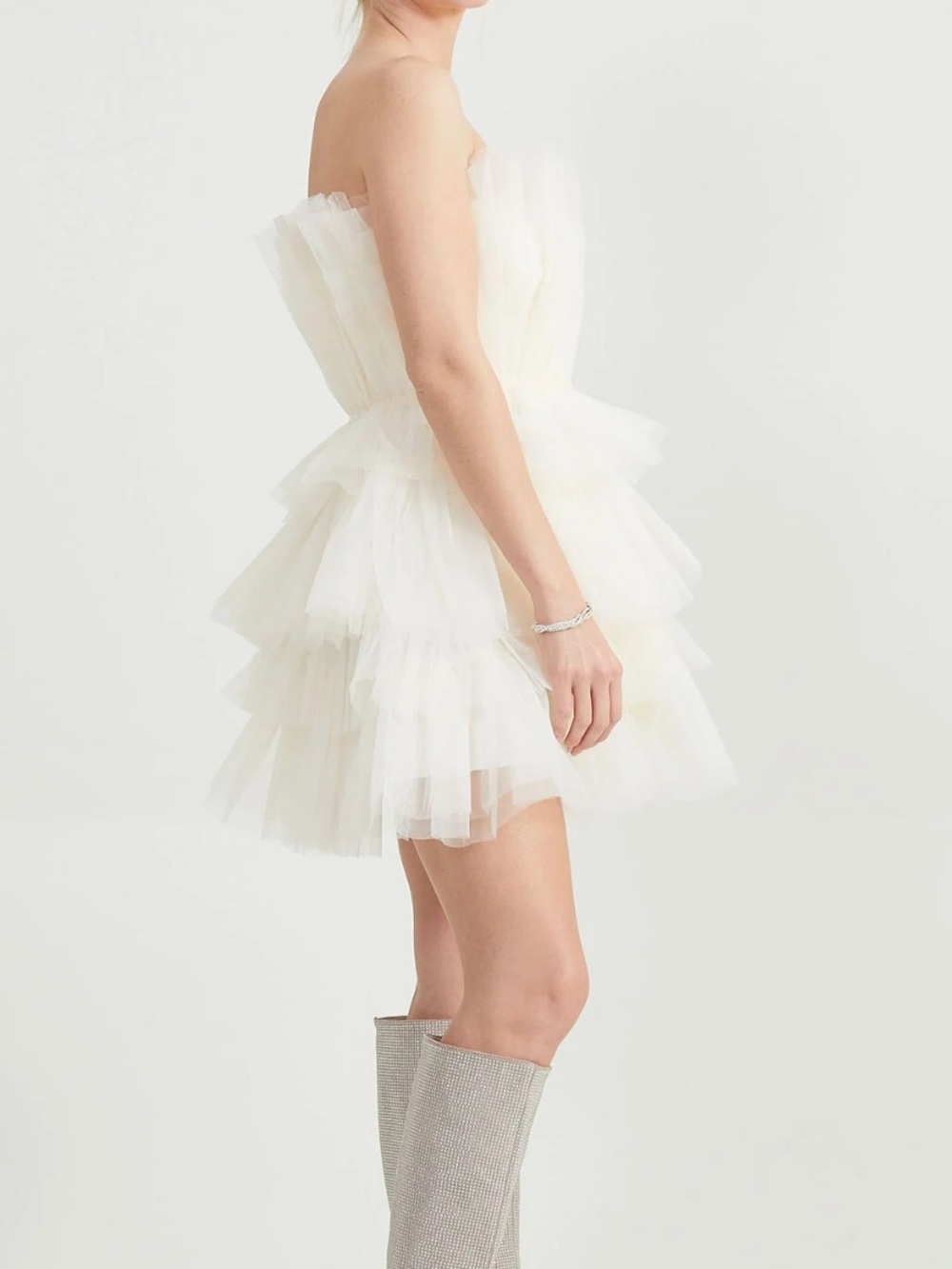 Altar’d State daria tulle strapless dress